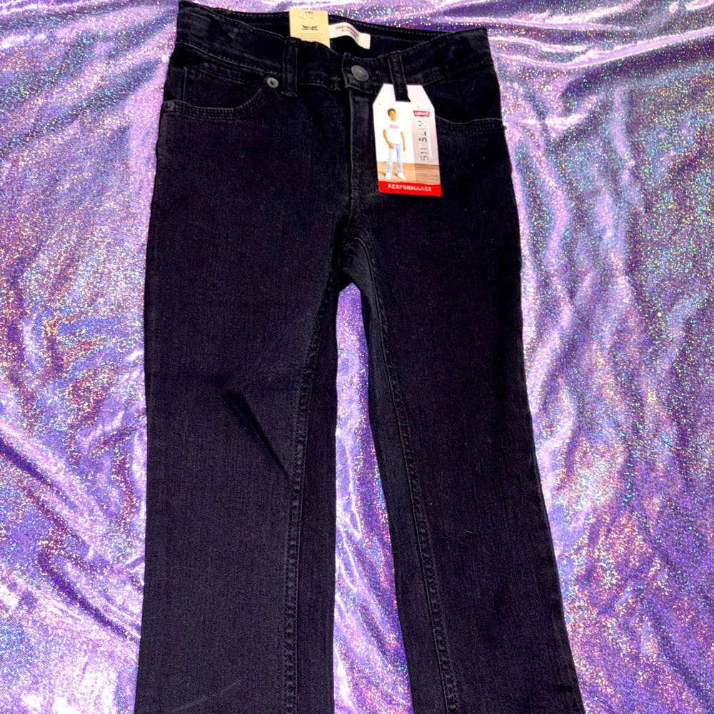 Boys Black Levi Jeans